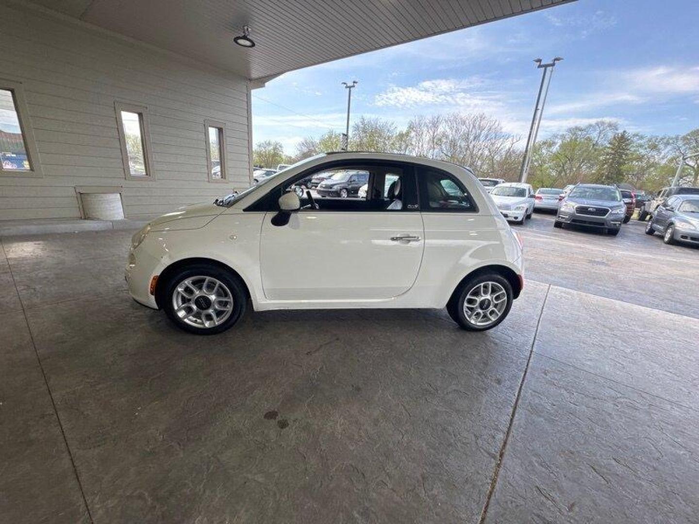 2012 Bianco Perla FIAT 500c Pop (3C3CFFDR4CT) with an 1.4L I4 101hp 98ft. lbs. engine, 5 Speed Manual transmission, located at 25355 Eames Street, Channahon, IL, 60410, (815) 467-1807, 41.429108, -88.228432 - Photo#6