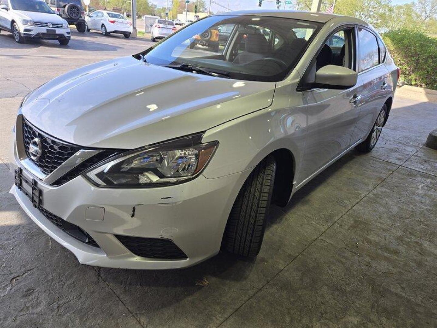 2019 Brilliant Silver Metallic Nissan Sentra S (3N1AB7AP3KY) with an 1.8L I4 124hp 125ft. lbs. engine, Automatic transmission, located at 25355 Eames Street, Channahon, IL, 60410, (815) 467-1807, 41.429108, -88.228432 - Photo#6