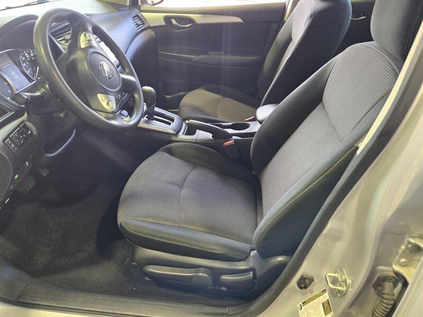 2019 Brilliant Silver Metallic Nissan Sentra S (3N1AB7AP3KY) with an 1.8L I4 124hp 125ft. lbs. engine, Automatic transmission, located at 25355 Eames Street, Channahon, IL, 60410, (815) 467-1807, 41.429108, -88.228432 - Photo#12