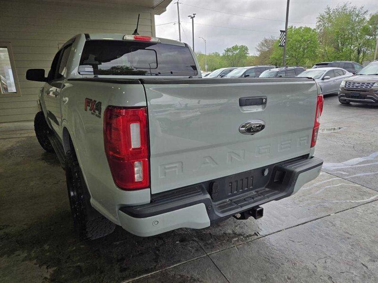 2021 Green Ford Ranger Lariat (1FTER4FH6ML) with an EcoBoost 2.3L Turbo I4 270hp 310ft. lbs. engine, Automatic transmission, located at 25355 Eames Street, Channahon, IL, 60410, (815) 467-1807, 41.429108, -88.228432 - Introducing the 2021 Ford Ranger Lariat in the stunning Cactus Gray exterior color, a true beauty on the road! This beast is equipped with a powerful EcoBoost 2.3L Turbo I4 engine, delivering an impressive 270hp and 310ft. lbs. of torque for an exhilarating driving experience. Step inside the luxur - Photo#4