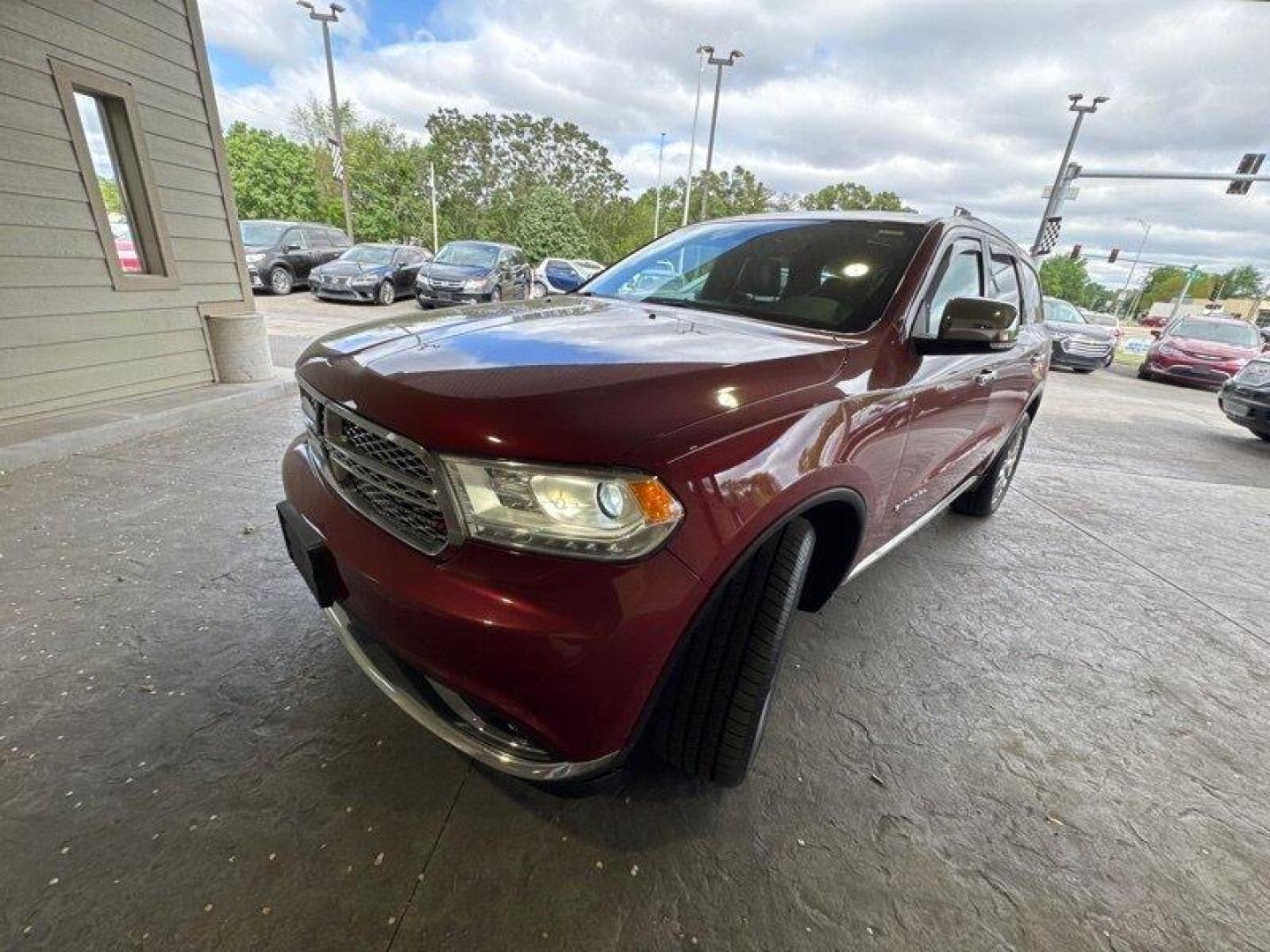 2015 Deep Cherry Red Crystal Pearl Coat Dodge Durango Citadel (1C4SDJET7FC) with an HEMI 5.7L V8 360hp 390ft. lbs. engine, Automatic transmission, located at 25355 Eames Street, Channahon, IL, 60410, (815) 467-1807, 41.429108, -88.228432 - Photo#7