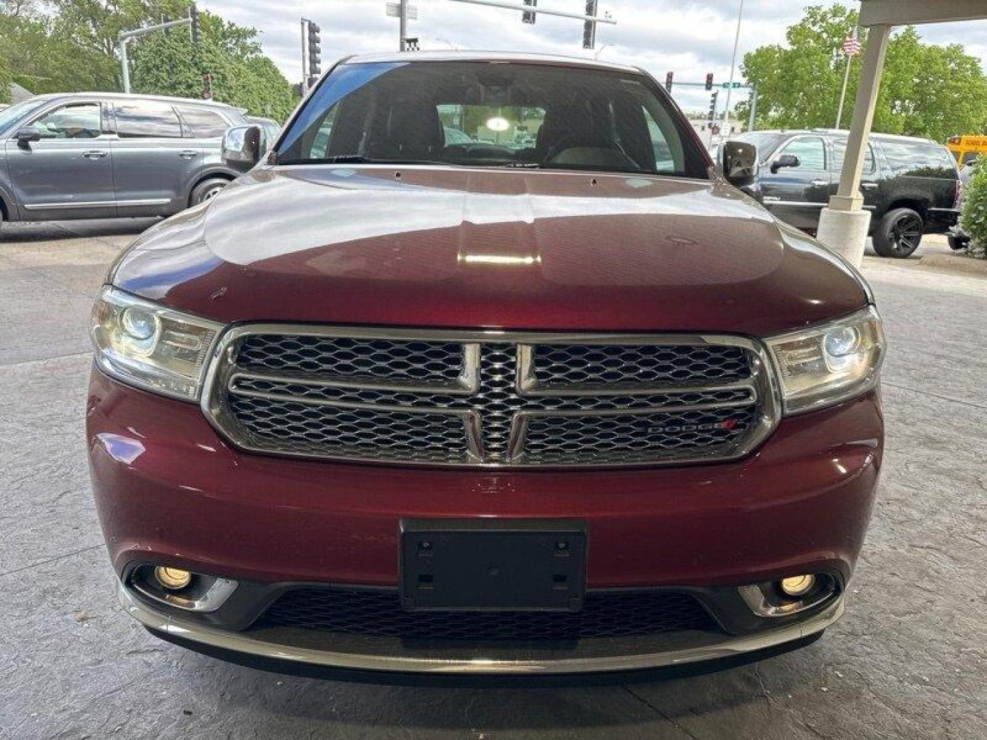 2015 Deep Cherry Red Crystal Pearl Coat Dodge Durango Citadel (1C4SDJET7FC) with an HEMI 5.7L V8 360hp 390ft. lbs. engine, Automatic transmission, located at 25355 Eames Street, Channahon, IL, 60410, (815) 467-1807, 41.429108, -88.228432 - Photo#8