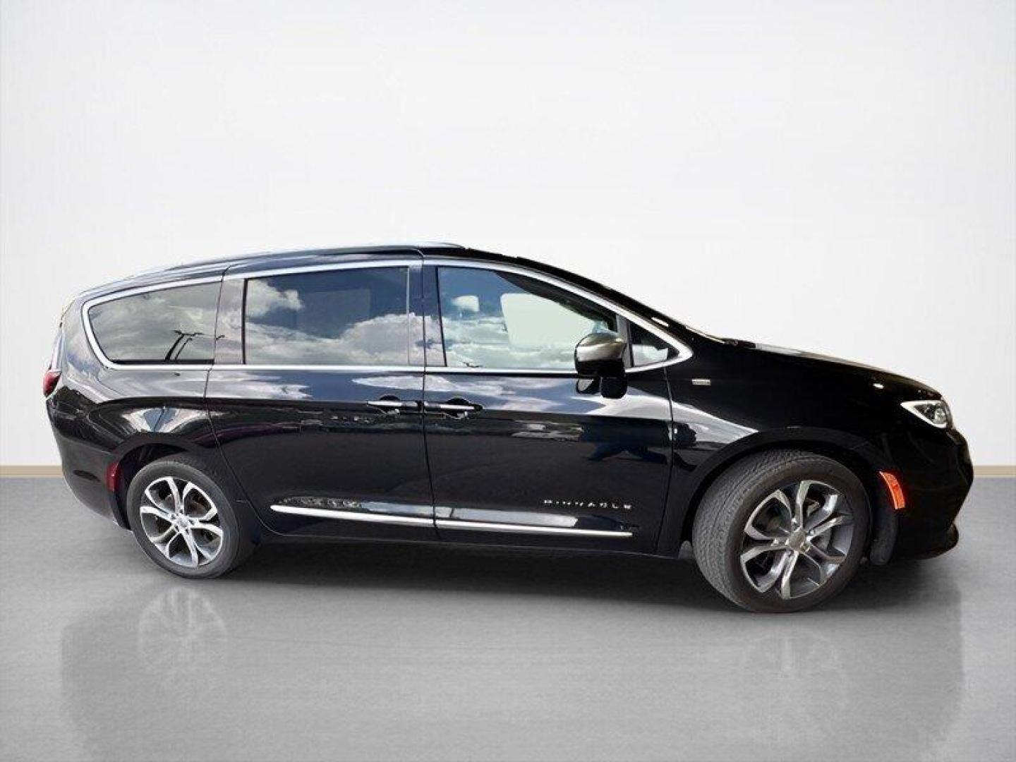 2021 Brilliant Black Crystal Pearl Coat Chrysler Pacifica Pinnacle (2C4RC3PG6MR) with an Pentastar 3.6L V6 287hp 262ft. lbs. engine, Automatic transmission, located at 25355 Eames Street, Channahon, IL, 60410, (815) 467-1807, 41.429108, -88.228432 - Introducing the 2021 Chrysler Pacifica Pinnacle, a powerhouse on wheels ready to conquer the roads with its Pentastar 3.6L V6 engine delivering a robust 287hp and 262ft. lbs. of torque. This beast is built to dominate every drive, whether you're cruising through the city streets or hitting the open - Photo#1