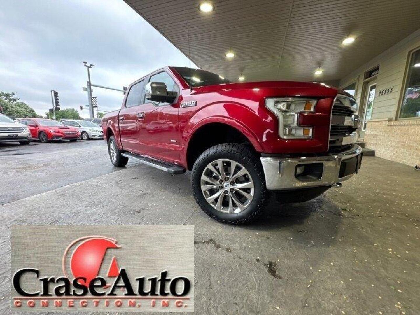 2015 Caribou Metallic Ford F-150 Lariat (1FTEW1EG7FK) with an EcoBoost 3.5L Twin Turbo V6 365hp 420ft. lbs. engine, Automatic transmission, located at 25355 Eames Street, Channahon, IL, 60410, (815) 467-1807, 41.429108, -88.228432 - Buckle up and get ready to rule the road in this fierce 2015 Ford F-150 Lariat! With a powerful EcoBoost 3.5L Twin Turbo V6 engine pumping out a jaw-dropping 365hp and 420ft. lbs. of torque, this truck means serious business. The exterior shines in a stunning Ruby Red Metallic Tinted Clearcoat, whil - Photo#0