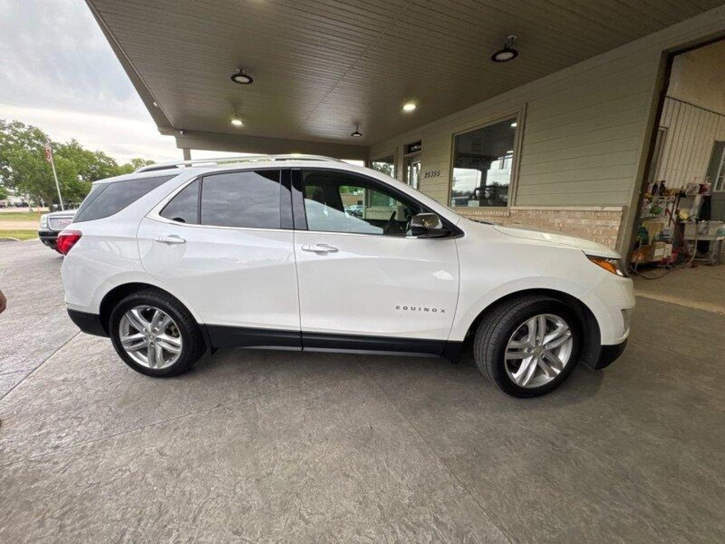 2019 Summit White Chevrolet Equinox Premier (2GNAXYEX2K6) with an 2.0L Turbo I4 252hp 260ft. lbs. engine, Automatic transmission, located at 25355 Eames Street, Channahon, IL, 60410, (815) 467-1807, 41.429108, -88.228432 - Introducing the 2019 Chevrolet Equinox Premier - a powerhouse on wheels that demands attention on the road. Under the hood, you'll find a robust 2.0L Turbo I4 engine delivering a heart-pounding 252hp and 260ft. lbs. of torque. This machine is built to dominate every drive with its impressive perform - Photo#1