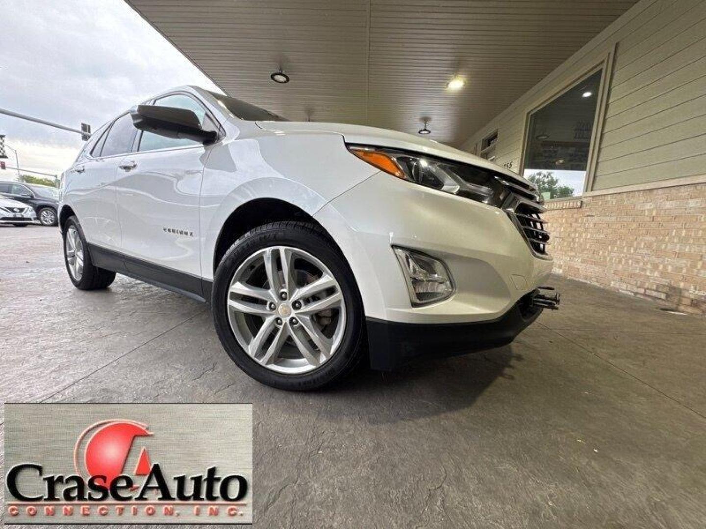2019 Summit White Chevrolet Equinox Premier (2GNAXYEX2K6) with an 2.0L Turbo I4 252hp 260ft. lbs. engine, Automatic transmission, located at 25355 Eames Street, Channahon, IL, 60410, (815) 467-1807, 41.429108, -88.228432 - Introducing the 2019 Chevrolet Equinox Premier - a powerhouse on wheels that demands attention on the road. Under the hood, you'll find a robust 2.0L Turbo I4 engine delivering a heart-pounding 252hp and 260ft. lbs. of torque. This machine is built to dominate every drive with its impressive perform - Photo#0