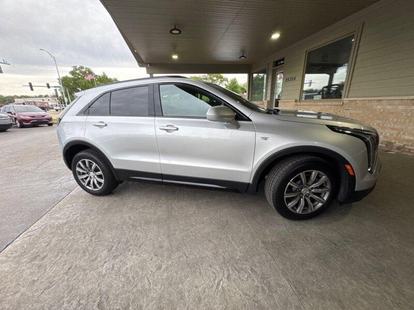 2019 Radiant Silver Metallic Cadillac XT4 Sport (1GYFZFR4XKF) with an 2.0L Turbo I4 237hp 258ft. lbs. engine, Automatic transmission, located at 25355 Eames Street, Channahon, IL, 60410, (815) 467-1807, 41.429108, -88.228432 - Introducing the sleek and stylish 2019 Cadillac XT4 Sport in the eye-catching Radiant Silver Metallic exterior color! This beauty is powered by a robust 2.0L Turbo I4 engine, delivering 237hp and 258ft. lbs. of torque for a thrilling driving experience. Step inside the luxurious Light Wheat/Jet Bla - Photo#1
