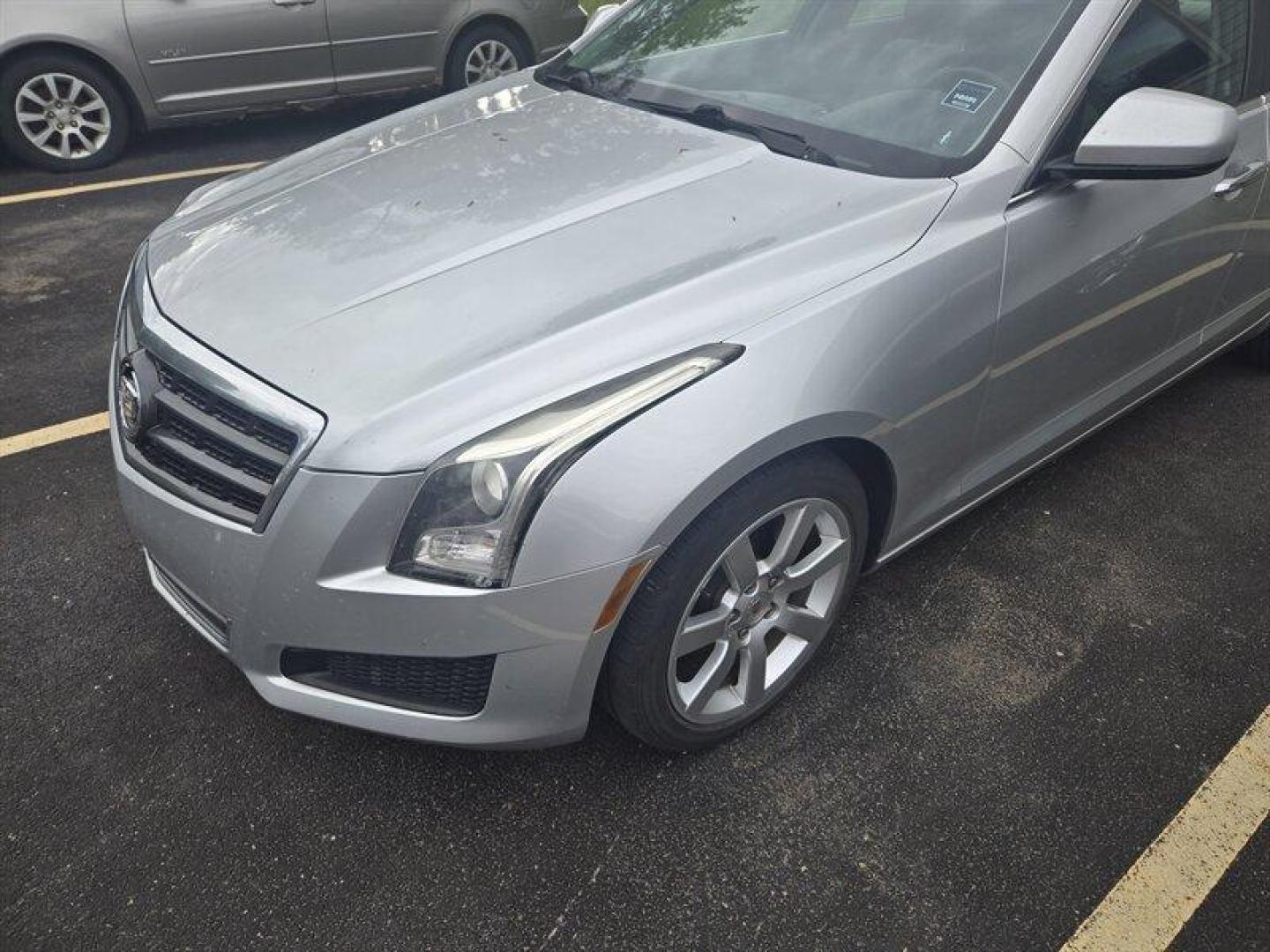 2014 Radiant Silver Metallic Cadillac ATS 2.5L (1G6AA5RA1E0) with an 2.5L I4 202hp 191ft. lbs. engine, Automatic transmission, located at 25355 Eames Street, Channahon, IL, 60410, (815) 467-1807, 41.429108, -88.228432 - ** LOCAL TRADE IN, AS-IS DUE TO LEAKS, RIDES AND DRIVES. ** Introducing the 2014 Cadillac ATS 2.5L - the car that's more than just a pretty face (though it does have a sleek Silver Coast Metallic exterior that will make heads turn)! This beast is powered by a 2.5L I4 engine that delivers a solid 202 - Photo#4