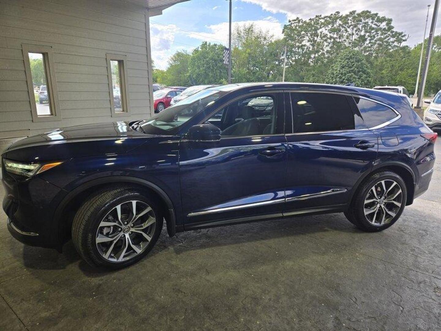 2023 Fathom Blue Pearl Acura MDX Technology (5J8YD9H44PL) with an 3.5L V6 290hp 267ft. lbs. engine, Automatic transmission, located at 25355 Eames Street, Channahon, IL, 60410, (815) 467-1807, 41.429108, -88.228432 - Introducing the stunning 2023 Acura MDX w/Tech in the captivating Fathom Blue Pearl exterior paired with a luxurious Espresso interior! This powerhouse is equipped with a robust 3.5L V6 engine delivering 290hp and 267ft. lbs. of torque, ensuring a thrilling driving experience every time you hit the - Photo#10