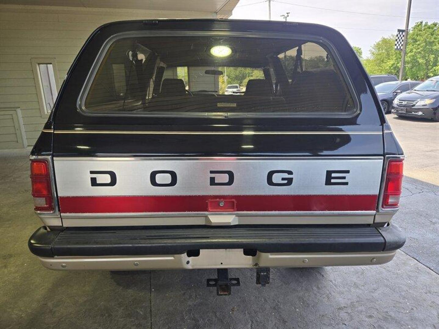 1992 Black Dodge Ramcharger CANYON SPORT (3B4GM17Z7NM) with an 5.9 engine, Automatic transmission, located at 25355 Eames Street, Channahon, IL, 60410, (815) 467-1807, 41.429108, -88.228432 - Presenting the 1992 Dodge Ramcharger CANYON SPORT. Equipped with a robust 5.9 engine, this classic vehicle boasts a range of factory default features that ensure a smooth and reliable driving experience. The exterior is finished in a sleek Black color, complemented by a warm Tan interior. With milea - Photo#4
