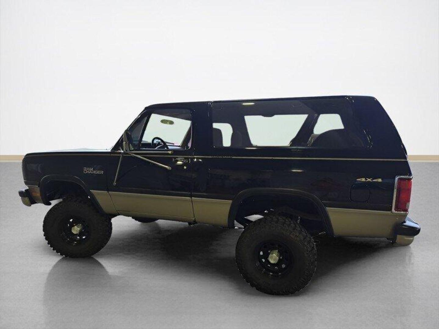 1992 Black Dodge Ramcharger CANYON SPORT (3B4GM17Z7NM) with an 5.9 engine, Automatic transmission, located at 25355 Eames Street, Channahon, IL, 60410, (815) 467-1807, 41.429108, -88.228432 - Presenting the 1992 Dodge Ramcharger CANYON SPORT. Equipped with a robust 5.9 engine, this classic vehicle boasts a range of factory default features that ensure a smooth and reliable driving experience. The exterior is finished in a sleek Black color, complemented by a warm Tan interior. With milea - Photo#6