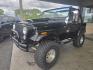 1984 Black Jeep CJ-7 2dr (1JCCM87E2ET) with an 4.2L I6 OHV 12V 2 BBL Engine engine, 4 Speed Manual transmission, located at 25355 Eames Street, Channahon, IL, 60410, (815) 467-1807, 41.429108, -88.228432 - ** V-8 MOTOR, JEEP COMMANDER FRAME, STARTS, RUNS, DRIVES, DOES NOT STEER DUE TO BENT STEERING COMPONENT. ** This 1984 Jeep CJ-7 2dr comes equipped with a robust 4.2L I6 OHV 12V 2 BBL Engine, offering reliable performance for any adventure. With remarkably low mileage, averaging less than 1,000 miles - Photo#0