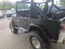 1984 Black Jeep CJ-7 2dr (1JCCM87E2ET) with an 4.2L I6 OHV 12V 2 BBL Engine engine, 4 Speed Manual transmission, located at 25355 Eames Street, Channahon, IL, 60410, (815) 467-1807, 41.429108, -88.228432 - ** V-8 MOTOR, JEEP COMMANDER FRAME, STARTS, RUNS, DRIVES, DOES NOT STEER DUE TO BENT STEERING COMPONENT. ** This 1984 Jeep CJ-7 2dr comes equipped with a robust 4.2L I6 OHV 12V 2 BBL Engine, offering reliable performance for any adventure. With remarkably low mileage, averaging less than 1,000 miles - Photo#1