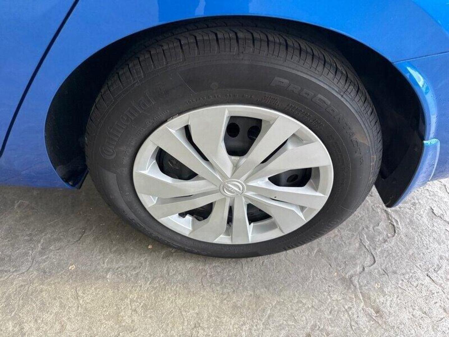 2021 Electric Blue Metallic Nissan Versa 1.6 S (3N1CN8BV4ML) with an 1.6L I4 122hp 114ft. lbs. engine, 5 Speed Manual transmission, located at 25355 Eames Street, Channahon, IL, 60410, (815) 467-1807, 41.429108, -88.228432 - Check out this sassy 2021 Nissan Versa S in Electric Blue Metallic with a Charcoal interior - talk about making a statement on the road! Powered by a zippy 1.6L I4 engine pushing out 122hp and 114ft. lbs. of torque, this compact beast is perfect for city cruising and highway adventures. With less t - Photo#10