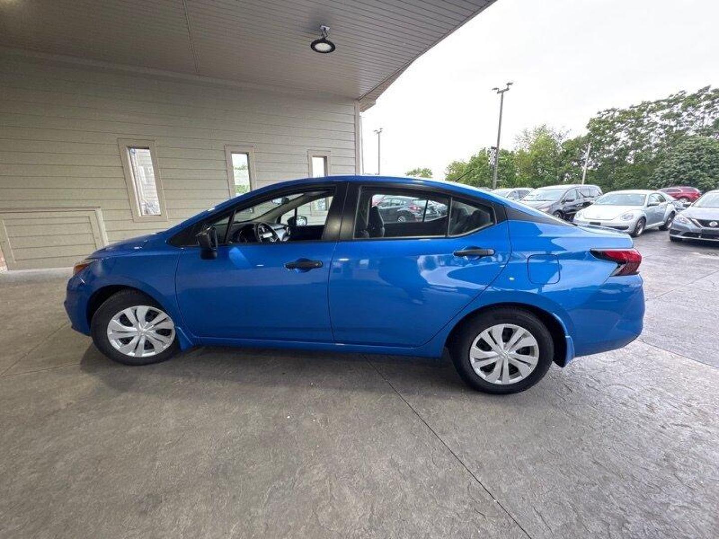 2021 Electric Blue Metallic Nissan Versa 1.6 S (3N1CN8BV4ML) with an 1.6L I4 122hp 114ft. lbs. engine, 5 Speed Manual transmission, located at 25355 Eames Street, Channahon, IL, 60410, (815) 467-1807, 41.429108, -88.228432 - Check out this sassy 2021 Nissan Versa S in Electric Blue Metallic with a Charcoal interior - talk about making a statement on the road! Powered by a zippy 1.6L I4 engine pushing out 122hp and 114ft. lbs. of torque, this compact beast is perfect for city cruising and highway adventures. With less t - Photo#6