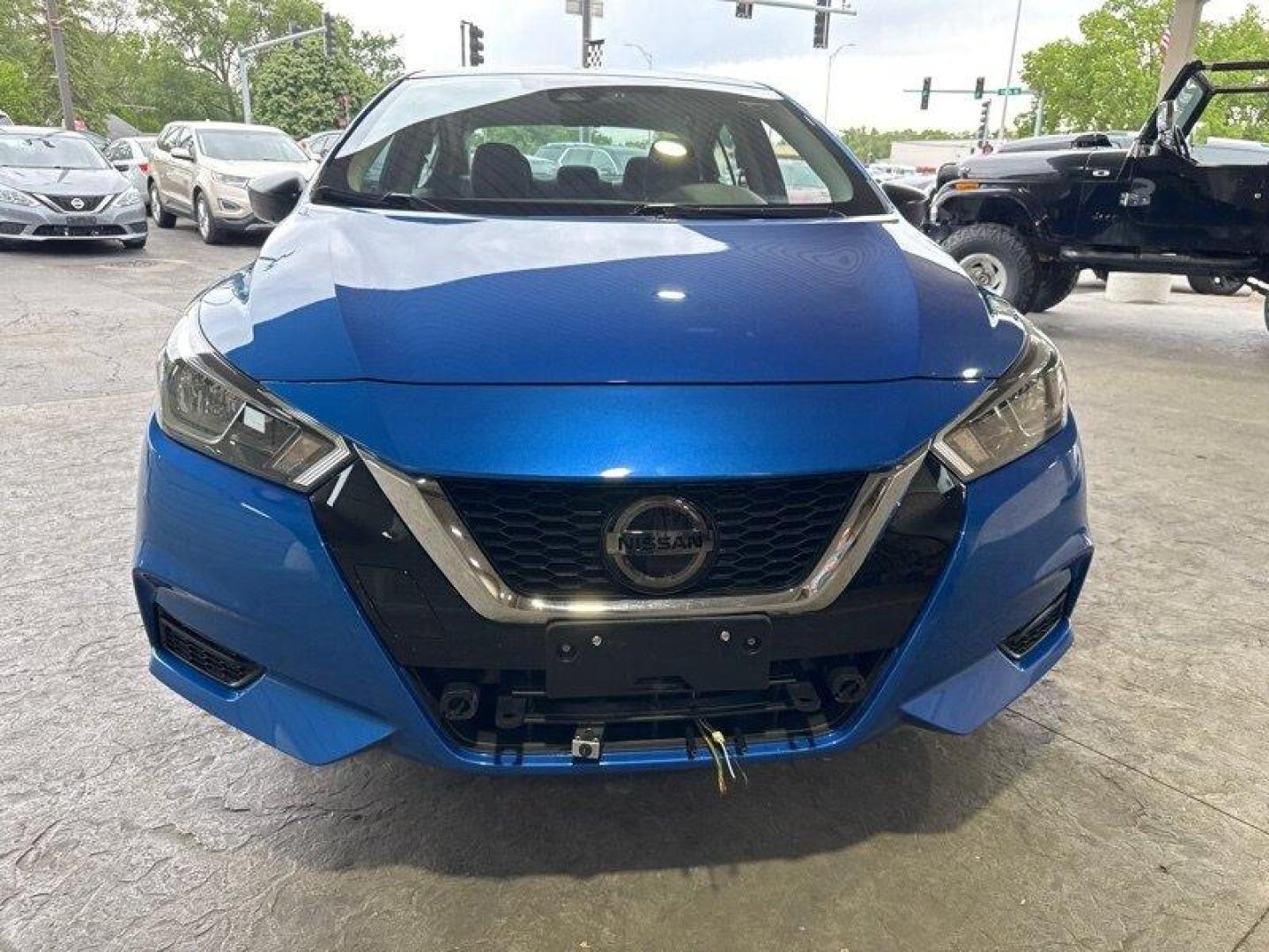 2021 Electric Blue Metallic Nissan Versa 1.6 S (3N1CN8BV4ML) with an 1.6L I4 122hp 114ft. lbs. engine, 5 Speed Manual transmission, located at 25355 Eames Street, Channahon, IL, 60410, (815) 467-1807, 41.429108, -88.228432 - Check out this sassy 2021 Nissan Versa S in Electric Blue Metallic with a Charcoal interior - talk about making a statement on the road! Powered by a zippy 1.6L I4 engine pushing out 122hp and 114ft. lbs. of torque, this compact beast is perfect for city cruising and highway adventures. With less t - Photo#8