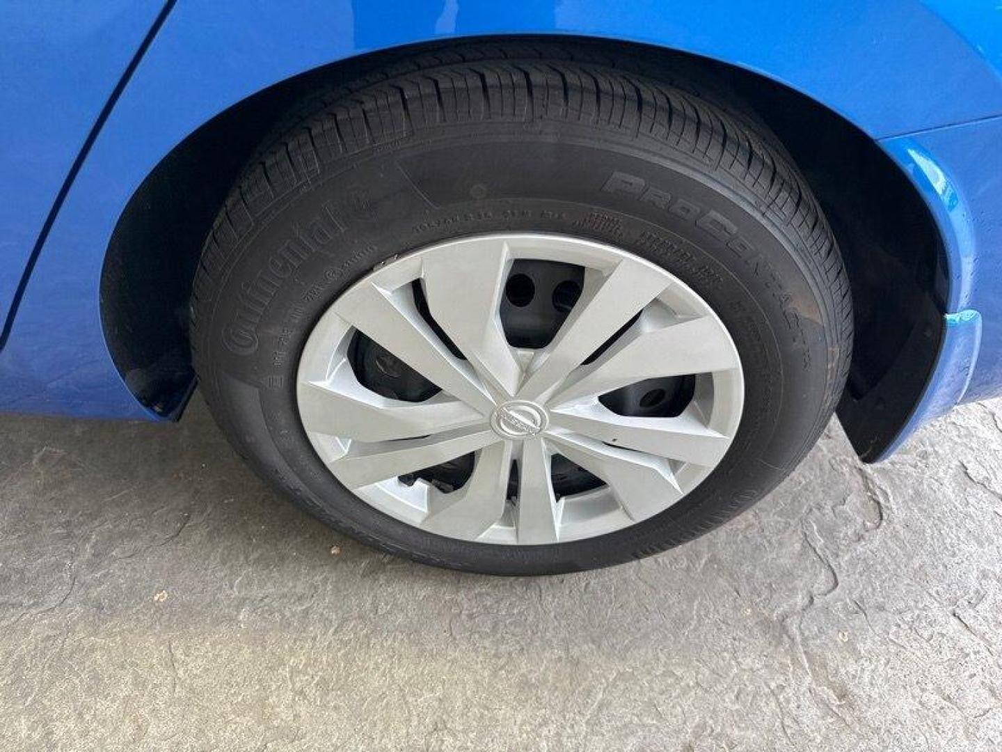 2021 Electric Blue Metallic Nissan Versa 1.6 S (3N1CN8BV4ML) with an 1.6L I4 122hp 114ft. lbs. engine, 5 Speed Manual transmission, located at 25355 Eames Street, Channahon, IL, 60410, (815) 467-1807, 41.429108, -88.228432 - Check out this sassy 2021 Nissan Versa S in Electric Blue Metallic with a Charcoal interior - talk about making a statement on the road! Powered by a zippy 1.6L I4 engine pushing out 122hp and 114ft. lbs. of torque, this compact beast is perfect for city cruising and highway adventures. With less t - Photo#11