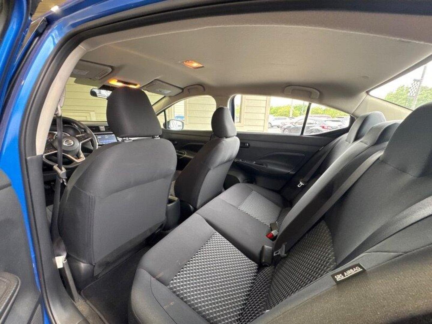 2021 Electric Blue Metallic Nissan Versa 1.6 S (3N1CN8BV4ML) with an 1.6L I4 122hp 114ft. lbs. engine, 5 Speed Manual transmission, located at 25355 Eames Street, Channahon, IL, 60410, (815) 467-1807, 41.429108, -88.228432 - Check out this sassy 2021 Nissan Versa S in Electric Blue Metallic with a Charcoal interior - talk about making a statement on the road! Powered by a zippy 1.6L I4 engine pushing out 122hp and 114ft. lbs. of torque, this compact beast is perfect for city cruising and highway adventures. With less t - Photo#14