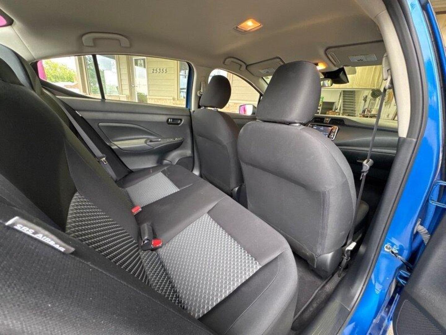 2021 Electric Blue Metallic Nissan Versa 1.6 S (3N1CN8BV4ML) with an 1.6L I4 122hp 114ft. lbs. engine, 5 Speed Manual transmission, located at 25355 Eames Street, Channahon, IL, 60410, (815) 467-1807, 41.429108, -88.228432 - Check out this sassy 2021 Nissan Versa S in Electric Blue Metallic with a Charcoal interior - talk about making a statement on the road! Powered by a zippy 1.6L I4 engine pushing out 122hp and 114ft. lbs. of torque, this compact beast is perfect for city cruising and highway adventures. With less t - Photo#15