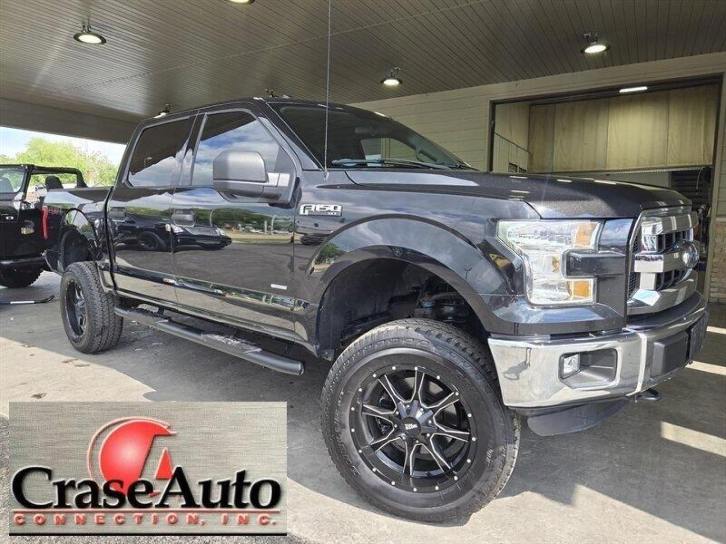 2015 Tuxedo Black Metallic/Magnetic Metallic Ford F-150 XLT (1FTEW1EP0FF) with an EcoBoost 2.7L Twin Turbo V6 325hp 375ft. lbs. engine, Automatic transmission, located at 25355 Eames Street, Channahon, IL, 60410, (815) 467-1807, 41.429108, -88.228432 - This 2015 Ford F-150 XLT comes equipped with a powerful EcoBoost 2.7L Twin Turbo V6 engine that delivers 325hp and 375ft. lbs. of torque. The exterior is finished in a sleek Tuxedo Black Metallic color, complemented by a comfortable Medium Earth Gray interior. As a factory default, this truck boas - Photo#0