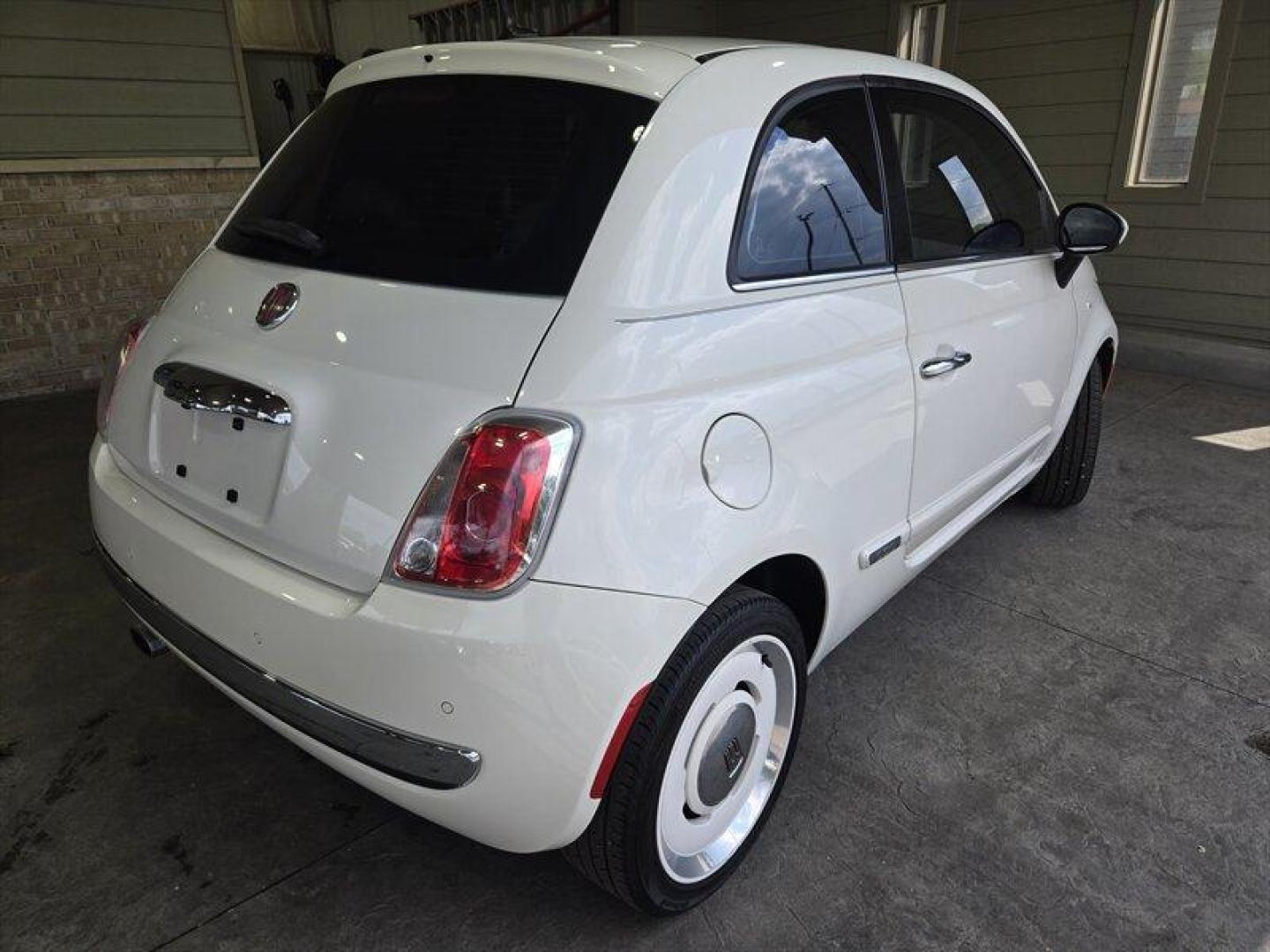 2015 Bianco FIAT 500 Lounge (3C3CFFCR0FT) with an 1.4L I4 101hp 98ft. lbs. engine, Automatic transmission, located at 25355 Eames Street, Channahon, IL, 60410, (815) 467-1807, 41.429108, -88.228432 - This 2015 FIAT 500 Lounge comes with a 1.4L I4 engine that delivers 101hp and 98ft. lbs. of torque. The exterior color is Bianco, complemented by a Black interior. With below 79,000 miles, averaging less than 8,000 miles per year, this FIAT offers impressive fuel efficiency, achieving 31 MPG in the - Photo#3