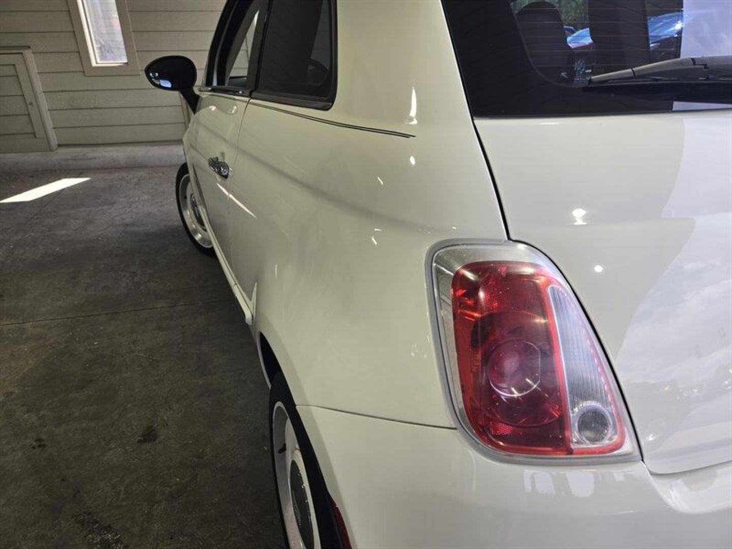 2015 Bianco FIAT 500 Lounge (3C3CFFCR0FT) with an 1.4L I4 101hp 98ft. lbs. engine, Automatic transmission, located at 25355 Eames Street, Channahon, IL, 60410, (815) 467-1807, 41.429108, -88.228432 - This 2015 FIAT 500 Lounge comes with a 1.4L I4 engine that delivers 101hp and 98ft. lbs. of torque. The exterior color is Bianco, complemented by a Black interior. With below 79,000 miles, averaging less than 8,000 miles per year, this FIAT offers impressive fuel efficiency, achieving 31 MPG in the - Photo#9