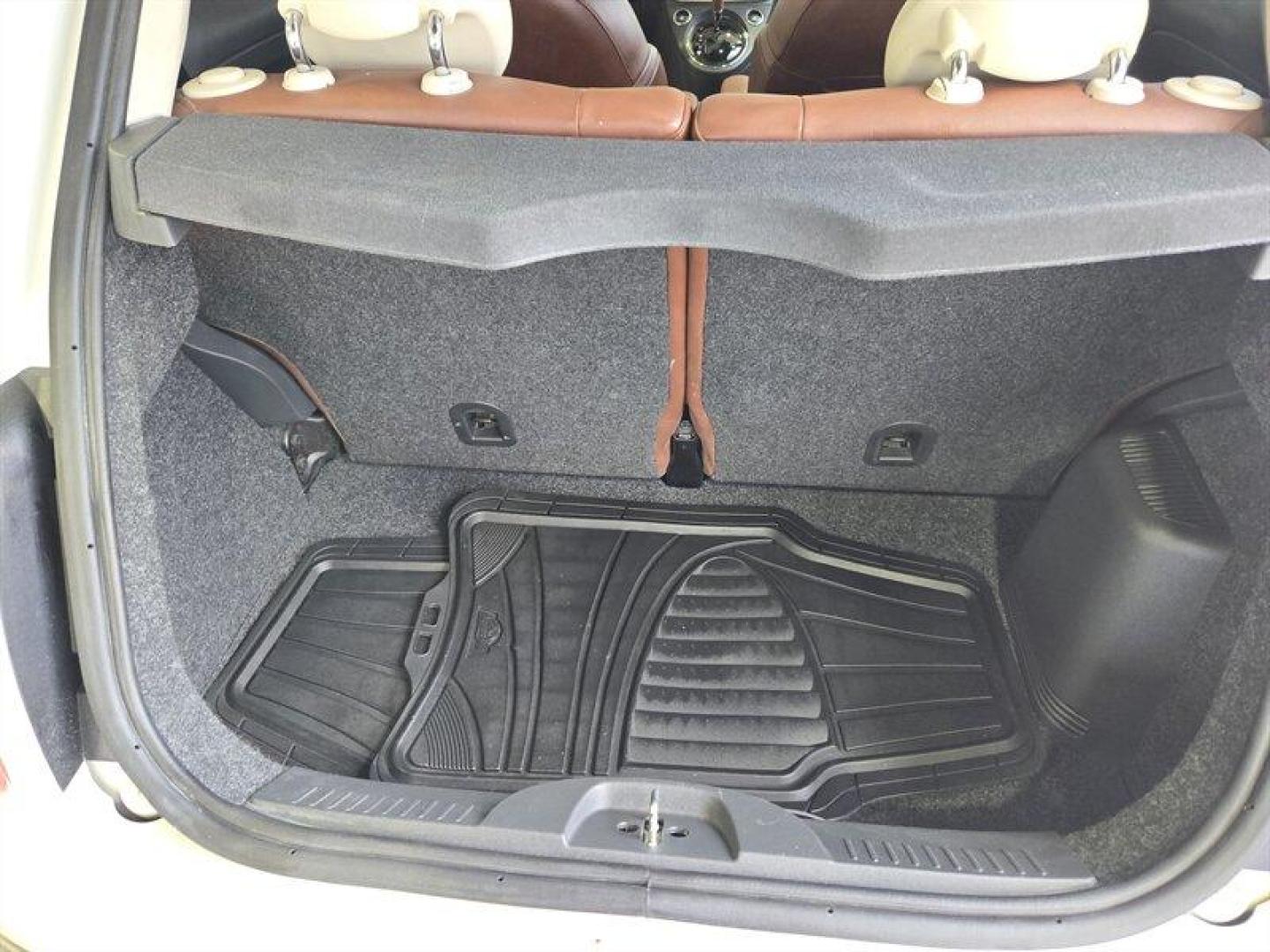 2015 Bianco FIAT 500 Lounge (3C3CFFCR0FT) with an 1.4L I4 101hp 98ft. lbs. engine, Automatic transmission, located at 25355 Eames Street, Channahon, IL, 60410, (815) 467-1807, 41.429108, -88.228432 - This 2015 FIAT 500 Lounge comes with a 1.4L I4 engine that delivers 101hp and 98ft. lbs. of torque. The exterior color is Bianco, complemented by a Black interior. With below 79,000 miles, averaging less than 8,000 miles per year, this FIAT offers impressive fuel efficiency, achieving 31 MPG in the - Photo#16