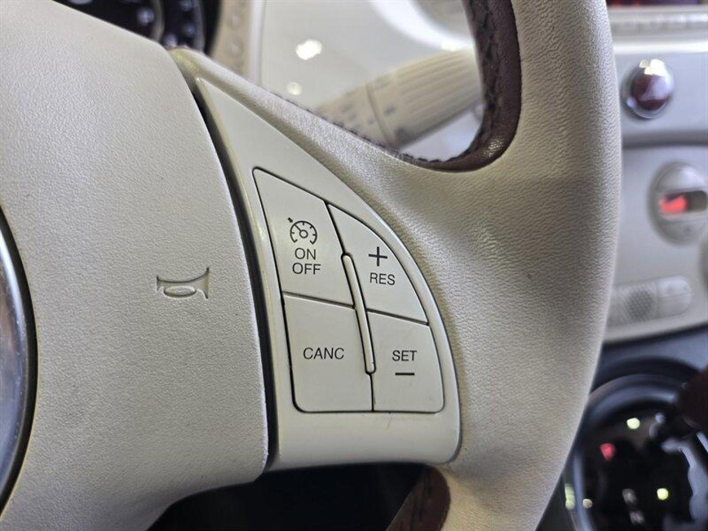 2015 Bianco FIAT 500 Lounge (3C3CFFCR0FT) with an 1.4L I4 101hp 98ft. lbs. engine, Automatic transmission, located at 25355 Eames Street, Channahon, IL, 60410, (815) 467-1807, 41.429108, -88.228432 - This 2015 FIAT 500 Lounge comes with a 1.4L I4 engine that delivers 101hp and 98ft. lbs. of torque. The exterior color is Bianco, complemented by a Black interior. With below 79,000 miles, averaging less than 8,000 miles per year, this FIAT offers impressive fuel efficiency, achieving 31 MPG in the - Photo#21