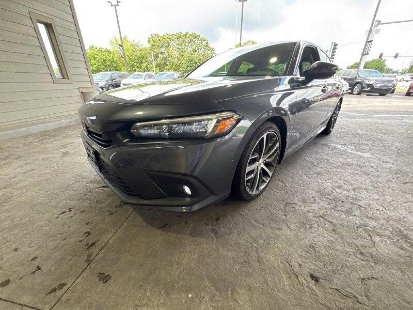 2024 Meteorite Gray Metallic Honda Civic Touring (2HGFE1F9XRH) with an 1.5L Turbo I4 180hp 177ft. lbs. engine, Automatic transmission, located at 25355 Eames Street, Channahon, IL, 60410, (815) 467-1807, 41.429108, -88.228432 - Introducing the 2024 Honda Civic Touring - a powerhouse on the road! This sleek sedan is equipped with a robust 1.5L Turbo I4 engine, delivering an impressive 180hp and 177ft. lbs. of torque for an exhilarating driving experience. Straight from the factory, this Civic Touring comes loaded with top- - Photo#7