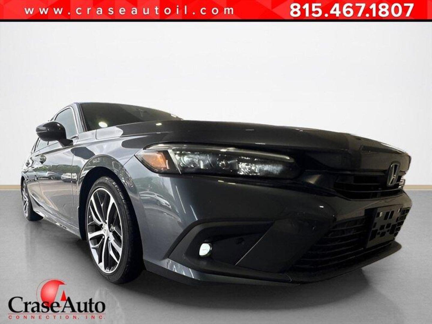 2024 Meteorite Gray Metallic Honda Civic Touring (2HGFE1F9XRH) with an 1.5L Turbo I4 180hp 177ft. lbs. engine, Automatic transmission, located at 25355 Eames Street, Channahon, IL, 60410, (815) 467-1807, 41.429108, -88.228432 - Introducing the 2024 Honda Civic Touring - a powerhouse on the road! This sleek sedan is equipped with a robust 1.5L Turbo I4 engine, delivering an impressive 180hp and 177ft. lbs. of torque for an exhilarating driving experience. Straight from the factory, this Civic Touring comes loaded with top- - Photo#0
