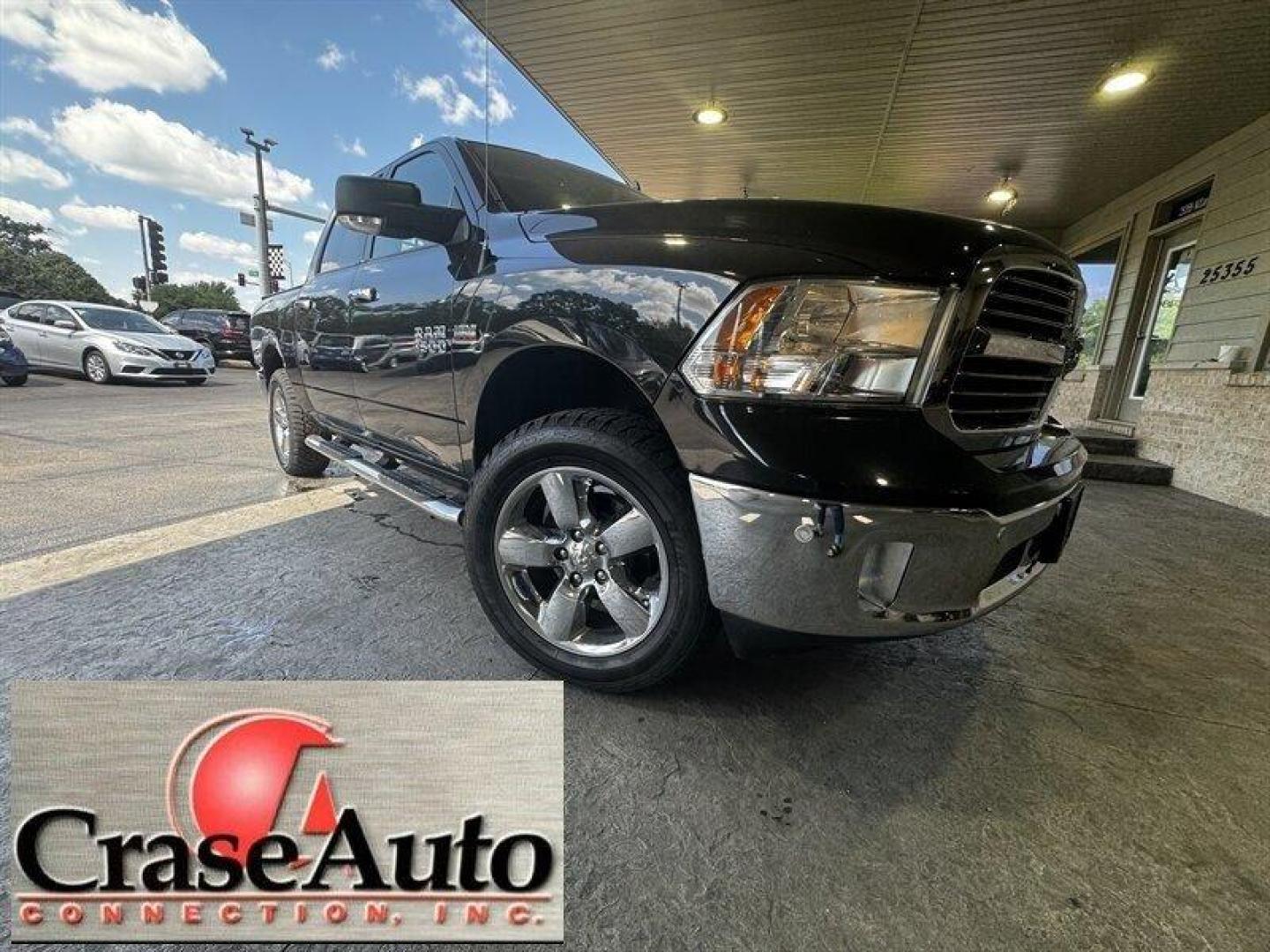 2018 Brilliant Black Crystal Pearl Coat RAM 1500 Big Horn (3C6RR7LT1JG) with an HEMI 5.7L V8 395hp 410ft. lbs. engine, Automatic transmission, located at 25355 Eames Street, Channahon, IL, 60410, (815) 467-1807, 41.429108, -88.228432 - Introducing the 2018 RAM 1500 SLT, a powerhouse of a truck that combines rugged capability with refined comfort. Under the hood, this beast is propelled by a HEMI 5.7L V8 engine, delivering an impressive 395 horsepower and 410 lb-ft of torque. Whether you're towing heavy loads or tackling tough terr - Photo#0