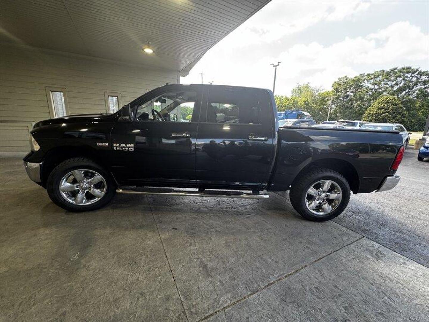 2018 Brilliant Black Crystal Pearl Coat RAM 1500 Big Horn (3C6RR7LT1JG) with an HEMI 5.7L V8 395hp 410ft. lbs. engine, Automatic transmission, located at 25355 Eames Street, Channahon, IL, 60410, (815) 467-1807, 41.429108, -88.228432 - Introducing the 2018 RAM 1500 SLT, a powerhouse of a truck that combines rugged capability with refined comfort. Under the hood, this beast is propelled by a HEMI 5.7L V8 engine, delivering an impressive 395 horsepower and 410 lb-ft of torque. Whether you're towing heavy loads or tackling tough terr - Photo#6