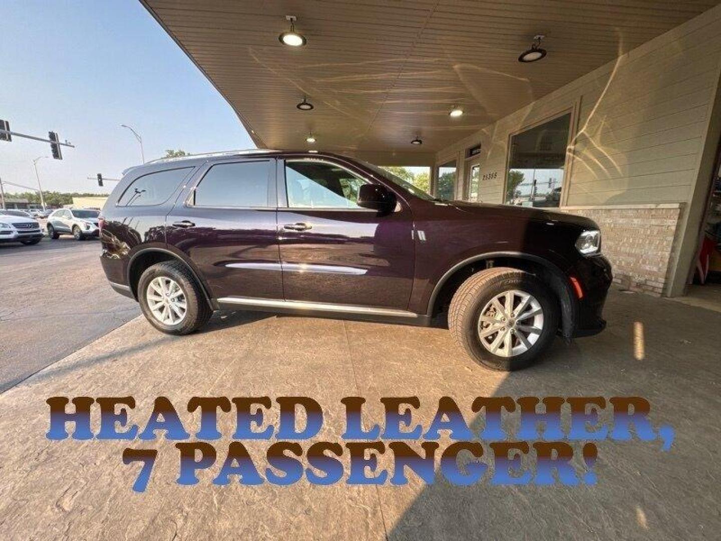 2021 Octane Red Pearl Coat Dodge Durango SXT Plus (1C4RDJAG8MC) with an Pentastar 3.6L V6 293hp 260ft. lbs. engine, Automatic transmission, located at 25355 Eames Street, Channahon, IL, 60410, (815) 467-1807, 41.429108, -88.228432 - Introducing the 2021 Dodge Durango SXT, a powerful and stylish SUV that's ready to take on any adventure! Under the hood, you'll find the impressive Pentastar 3.6L V6 engine, delivering 293hp and 260ft. lbs. of torque for a thrilling driving experience. As you approach the Durango, you'll be captiv - Photo#1