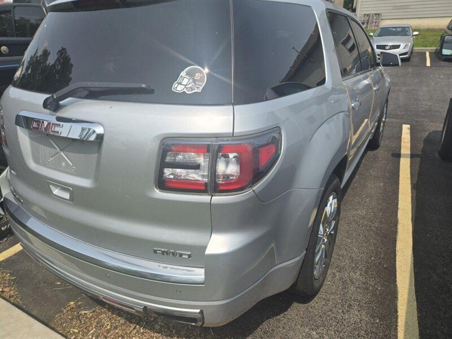2016 Quicksilver Metallic GMC Acadia Denali (1GKKVTKD0GJ) with an 3.6L V6 288hp 270ft. lbs. engine, Automatic transmission, located at 25355 Eames Street, Channahon, IL, 60410, (815) 467-1807, 41.429108, -88.228432 - ** LOCAL TRADE IN, WHOLESALE SPECIAL, PRICED BELOW MARKET VALUE, HAS SERVICE REAR DETECTION LIGHT ON SOLD AS IS AS SHOWN WE ARE NOT INSPECTING. ** - Photo#1
