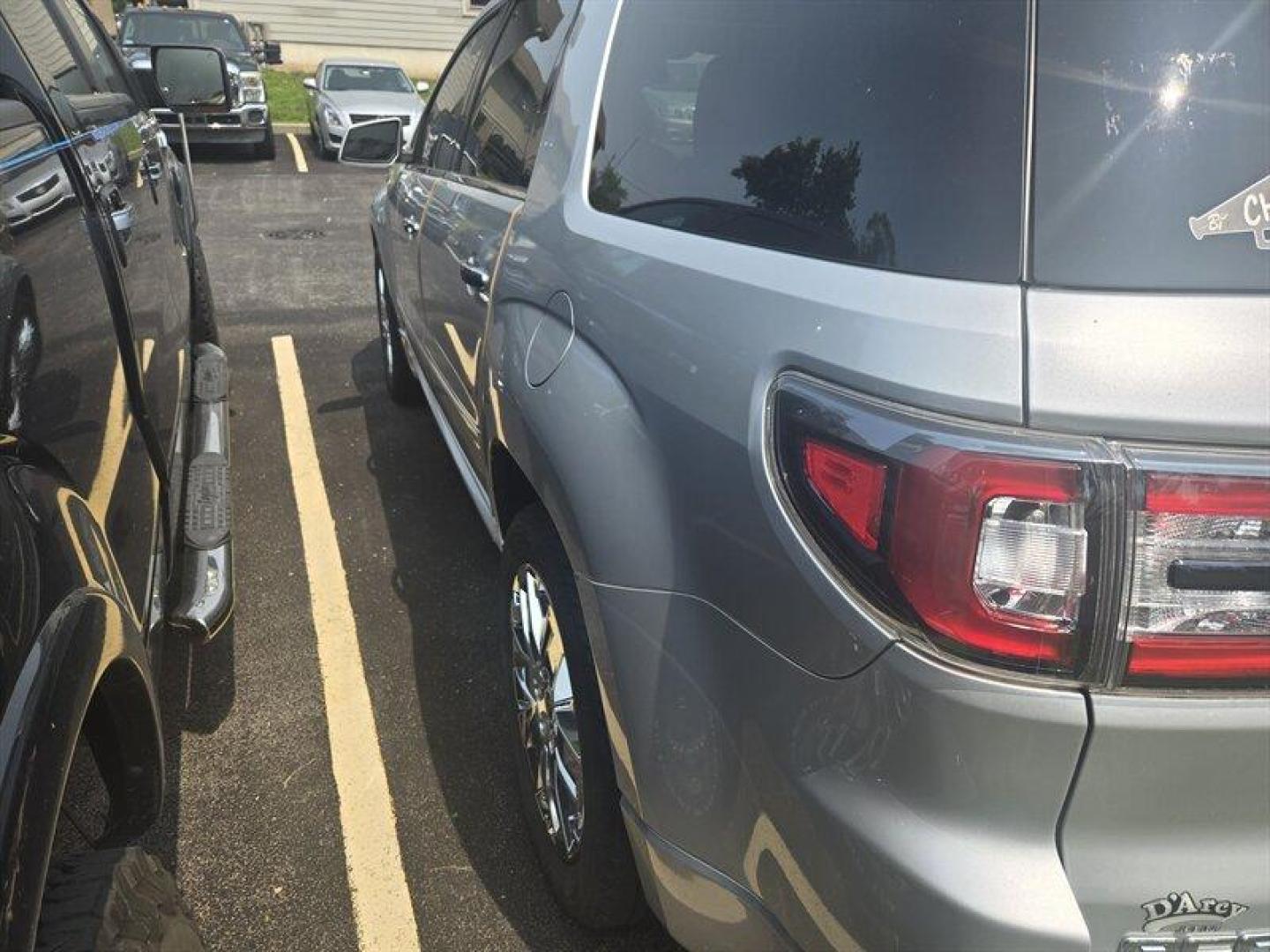 2016 Quicksilver Metallic GMC Acadia Denali (1GKKVTKD0GJ) with an 3.6L V6 288hp 270ft. lbs. engine, Automatic transmission, located at 25355 Eames Street, Channahon, IL, 60410, (815) 467-1807, 41.429108, -88.228432 - ** LOCAL TRADE IN, WHOLESALE SPECIAL, PRICED BELOW MARKET VALUE, HAS SERVICE REAR DETECTION LIGHT ON SOLD AS IS AS SHOWN WE ARE NOT INSPECTING. ** - Photo#2