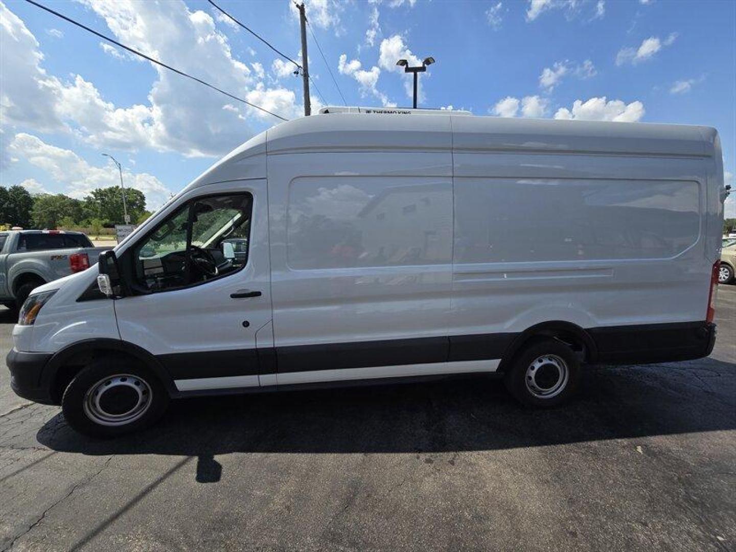 2023 Oxford White Ford Transit (1FTBW3X85PK) with an 3.5L Flex Fuel V6 275hp 260ft. lbs. engine, Automatic transmission, located at 25355 Eames Street, Channahon, IL, 60410, (815) 467-1807, 41.429108, -88.228432 - ** THERMO KING V-520 RT MAX REEFER UNIT. ** Presenting the 2023 Ford Transit 350, a reliable and efficient workhorse ready to tackle any task. Under the hood, you'll find a robust 3.5L Flex Fuel V6 engine, delivering 275hp and 260ft. lbs. of torque for a smooth and powerful driving experience. The e - Photo#8