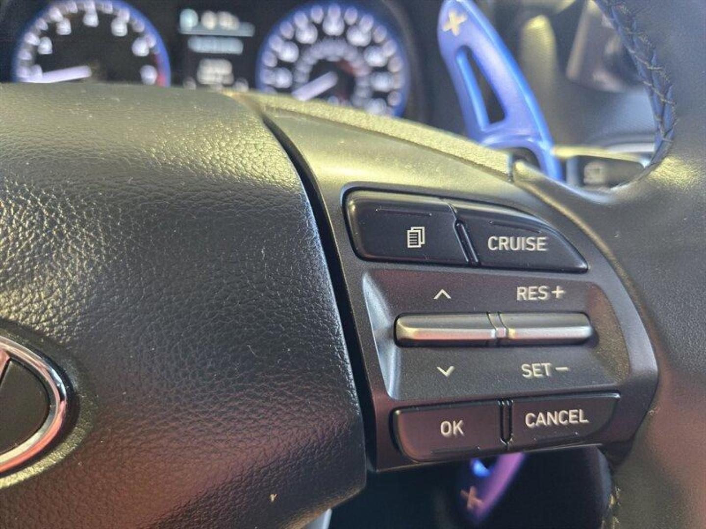 2019 Thunder Gray Hyundai KONA Ultimate (KM8K5CA52KU) with an 1.6L Turbo I4 175hp 195ft. lbs. engine, Automatic transmission, located at 25355 Eames Street, Channahon, IL, 60410, (815) 467-1807, 41.429108, -88.228432 - Introducing the powerhouse on wheels - the 2019 Hyundai KONA Ultimate in Thunder Gray! This beast is equipped with a 1.6L Turbocharged Inline-4 engine, pumping out a jaw-dropping 175 horsepower and 195 ft. lbs. of torque. Dominate the roads with this machine! Step inside the lap of luxury with the - Photo#24