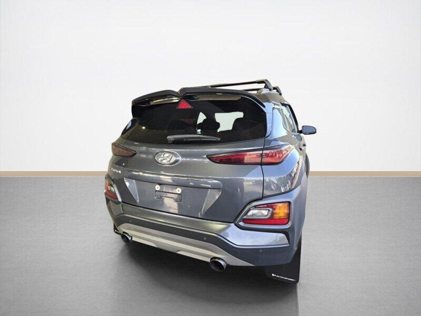 2019 Thunder Gray Hyundai KONA Ultimate (KM8K5CA52KU) with an 1.6L Turbo I4 175hp 195ft. lbs. engine, Automatic transmission, located at 25355 Eames Street, Channahon, IL, 60410, (815) 467-1807, 41.429108, -88.228432 - Introducing the powerhouse on wheels - the 2019 Hyundai KONA Ultimate in Thunder Gray! This beast is equipped with a 1.6L Turbocharged Inline-4 engine, pumping out a jaw-dropping 175 horsepower and 195 ft. lbs. of torque. Dominate the roads with this machine! Step inside the lap of luxury with the - Photo#3