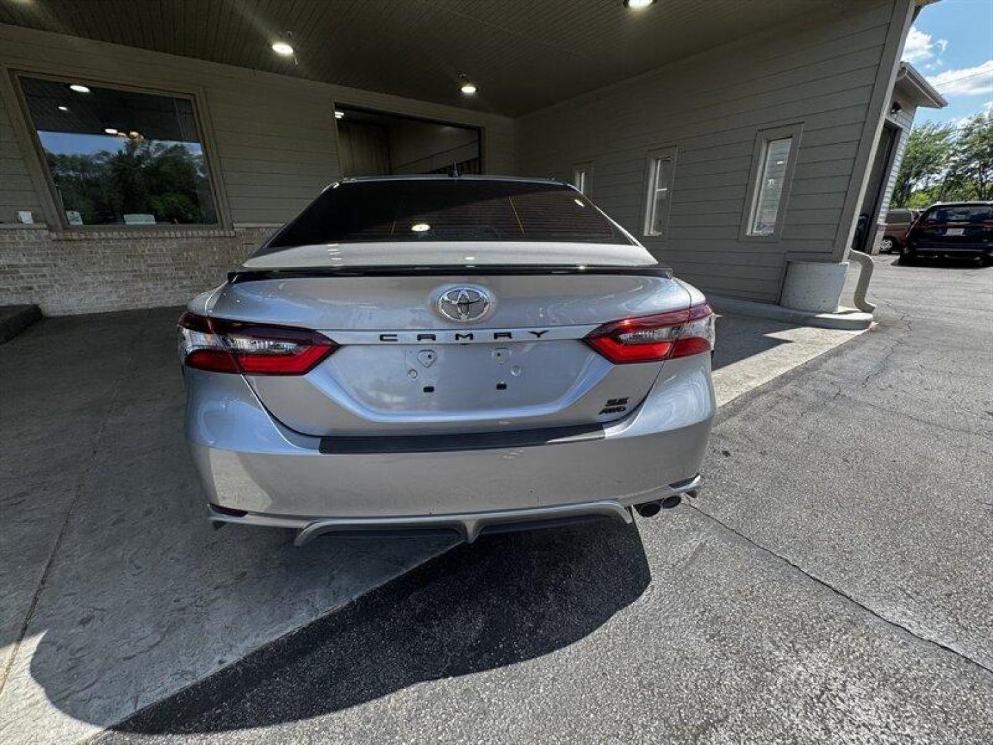 2022 Celestial Silver Metallic Toyota Camry SE (4T1T11BK0NU) with an 2.5L I4 202hp 182ft. lbs. engine, Automatic transmission, located at 25355 Eames Street, Channahon, IL, 60410, (815) 467-1807, 41.429108, -88.228432 - Introducing the 2022 Toyota Camry SE in the stunning Celestial Silver Metallic exterior color with a sleek Black interior! This beauty is powered by a robust 2.5L I4 engine, delivering an impressive 202hp and 182ft. lbs. of torque for a thrilling driving experience. Step inside this Camry SE and yo - Photo#4