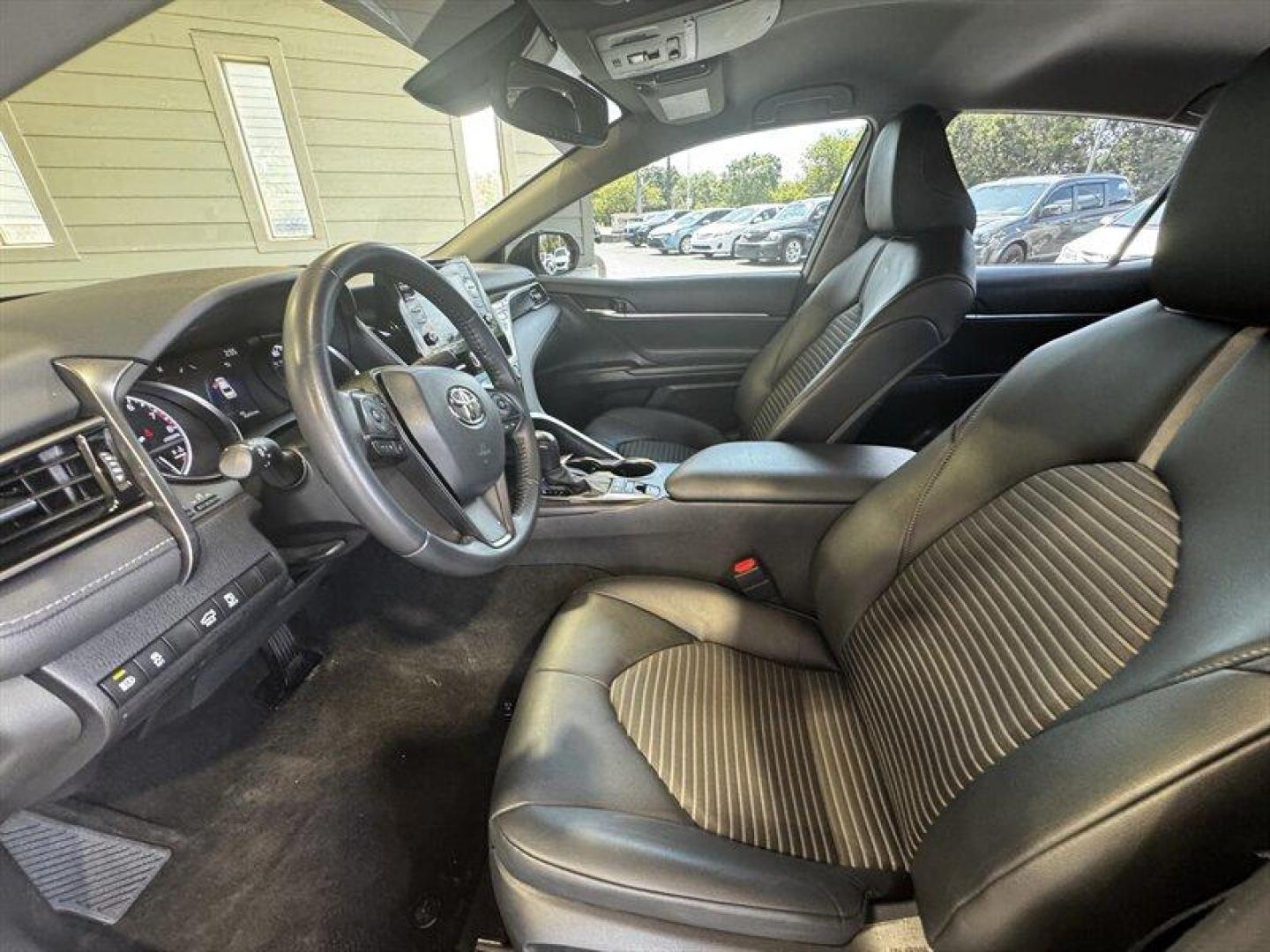 2022 Celestial Silver Metallic Toyota Camry SE (4T1T11BK0NU) with an 2.5L I4 202hp 182ft. lbs. engine, Automatic transmission, located at 25355 Eames Street, Channahon, IL, 60410, (815) 467-1807, 41.429108, -88.228432 - Introducing the 2022 Toyota Camry SE in the stunning Celestial Silver Metallic exterior color with a sleek Black interior! This beauty is powered by a robust 2.5L I4 engine, delivering an impressive 202hp and 182ft. lbs. of torque for a thrilling driving experience. Step inside this Camry SE and yo - Photo#13