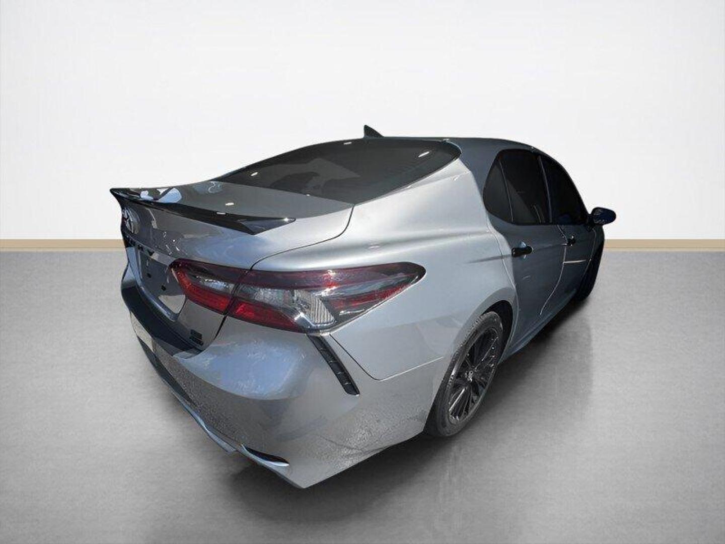 2022 Celestial Silver Metallic Toyota Camry SE Nightshade (4T1T11BK0NU) with an 2.5L I4 202hp 182ft. lbs. engine, Automatic transmission, located at 25355 Eames Street, Channahon, IL, 60410, (815) 467-1807, 41.429108, -88.228432 - Introducing the 2022 Toyota Camry SE in the stunning Celestial Silver Metallic exterior color with a sleek Black interior! This beauty is powered by a robust 2.5L I4 engine, delivering an impressive 202hp and 182ft. lbs. of torque for a thrilling driving experience. Step inside this Camry SE and yo - Photo#3