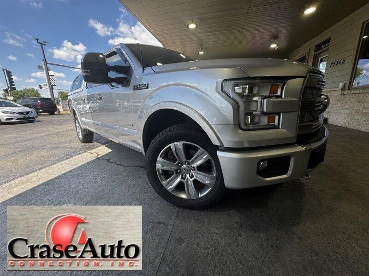 2016 Ingot Silver Metallic Ford F-150 Platinum (1FTFW1EG5GF) with an EcoBoost 3.5L Twin Turbo V6 365hp 420ft. lbs. engine, Automatic transmission, located at 25355 Eames Street, Channahon, IL, 60410, (815) 467-1807, 41.429108, -88.228432 - Picture this: the 2016 Ford F-150 Platinum, a true beast on the road with its EcoBoost 3.5L Twin Turbo V6 engine, packing a punch with 365hp and 420ft. lbs. of torque. This bad boy comes equipped with the FX4 Off-Road Package, ready to tackle any terrain you throw its way. Now, let's talk about the - Photo#0