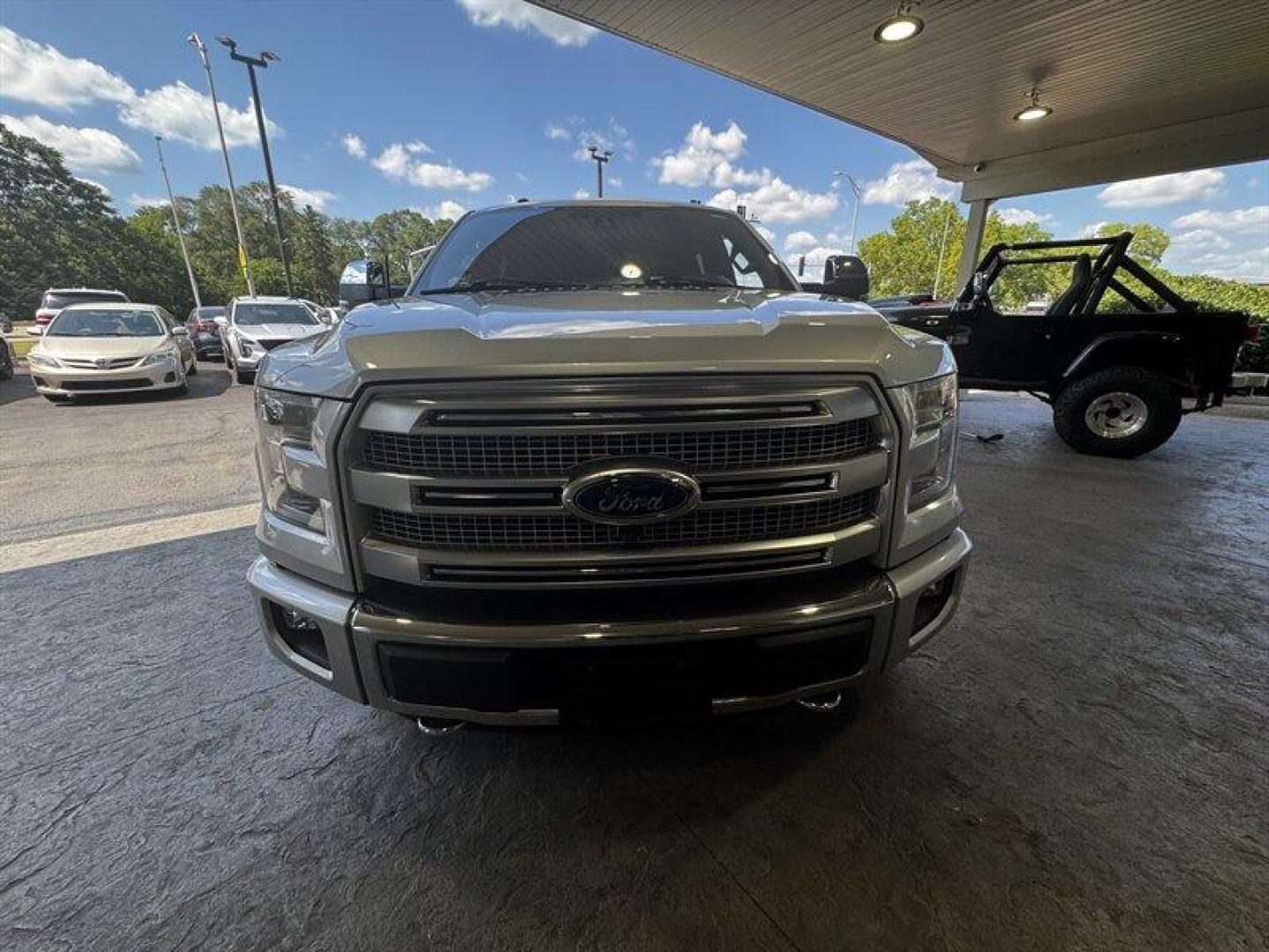 2016 Ingot Silver Metallic Ford F-150 Platinum (1FTFW1EG5GF) with an EcoBoost 3.5L Twin Turbo V6 365hp 420ft. lbs. engine, Automatic transmission, located at 25355 Eames Street, Channahon, IL, 60410, (815) 467-1807, 41.429108, -88.228432 - Picture this: the 2016 Ford F-150 Platinum, a true beast on the road with its EcoBoost 3.5L Twin Turbo V6 engine, packing a punch with 365hp and 420ft. lbs. of torque. This bad boy comes equipped with the FX4 Off-Road Package, ready to tackle any terrain you throw its way. Now, let's talk about the - Photo#8