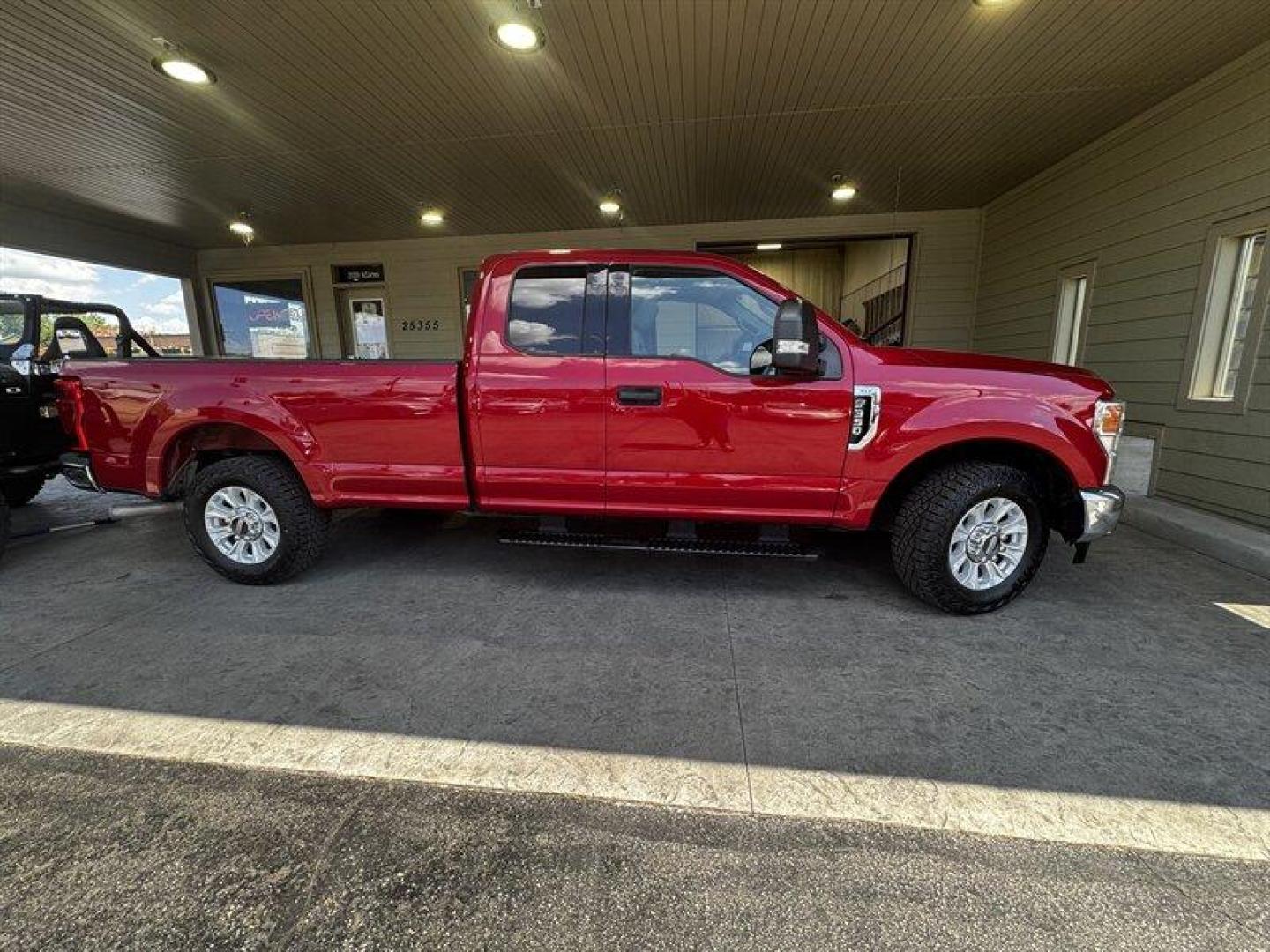 2021 Rapid Red Metallic Tinted Clearcoat Ford F-350 XLT (1FT8X3A69ME) with an 6.2L Flex Fuel V8 385hp 430ft. lbs. engine, Automatic transmission, located at 25355 Eames Street, Channahon, IL, 60410, (815) 467-1807, 41.429108, -88.228432 - Introducing the 2021 Ford F-350 XLT, a beast on wheels ready to conquer any challenge that comes its way. Powered by a mighty 6.2L Flex Fuel V8 engine, this truck roars to life with 385hp and 430ft. lbs. of torque, leaving its competitors in the dust. Featuring a stunning Rapid Red Metallic Tinted - Photo#1