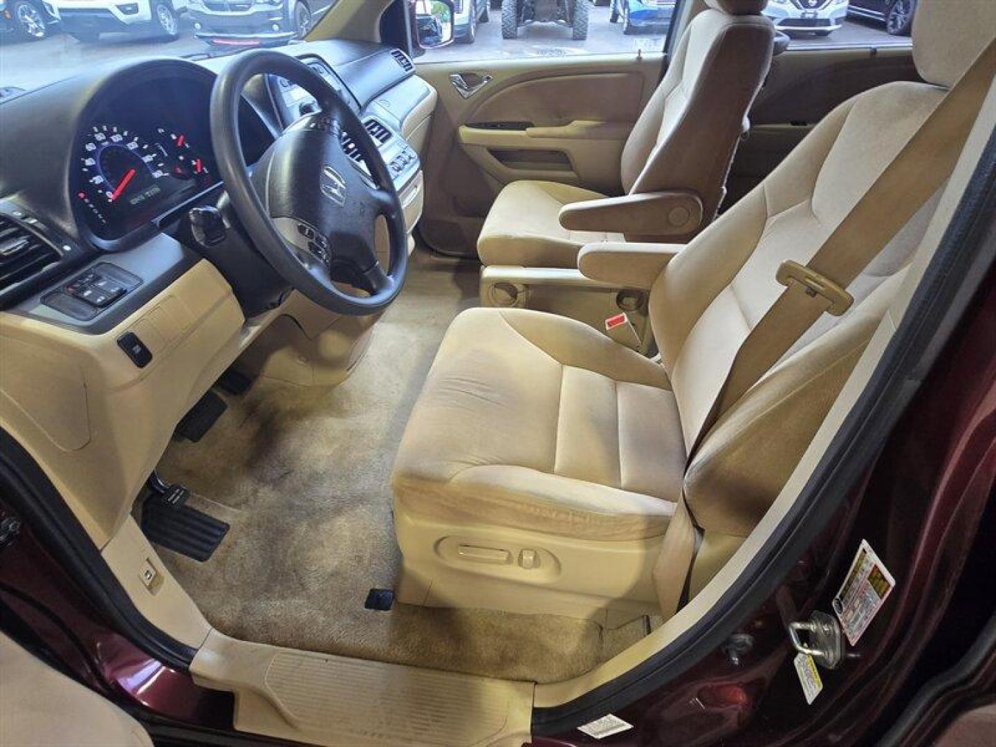 2007 Dark Cherry Pearl Honda Odyssey EX (5FNRL38457B) with an 3.5L V6 244hp 240ft. lbs. engine, Automatic transmission, located at 25355 Eames Street, Channahon, IL, 60410, (815) 467-1807, 41.429108, -88.228432 - Photo#14