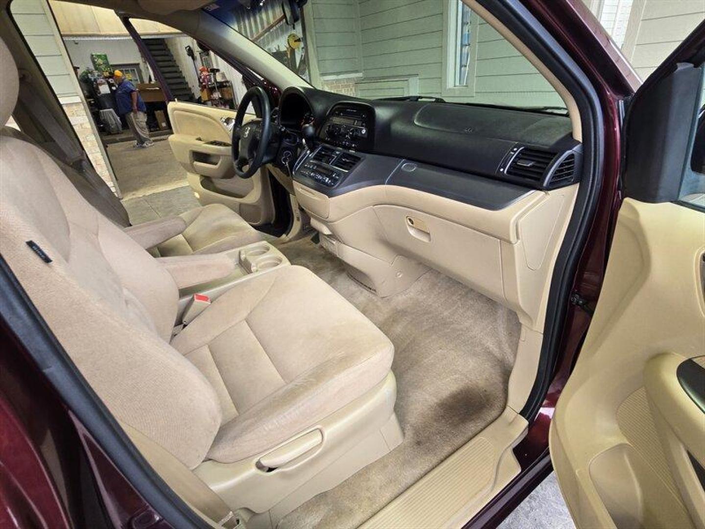 2007 Dark Cherry Pearl Honda Odyssey EX (5FNRL38457B) with an 3.5L V6 244hp 240ft. lbs. engine, Automatic transmission, located at 25355 Eames Street, Channahon, IL, 60410, (815) 467-1807, 41.429108, -88.228432 - Photo#17