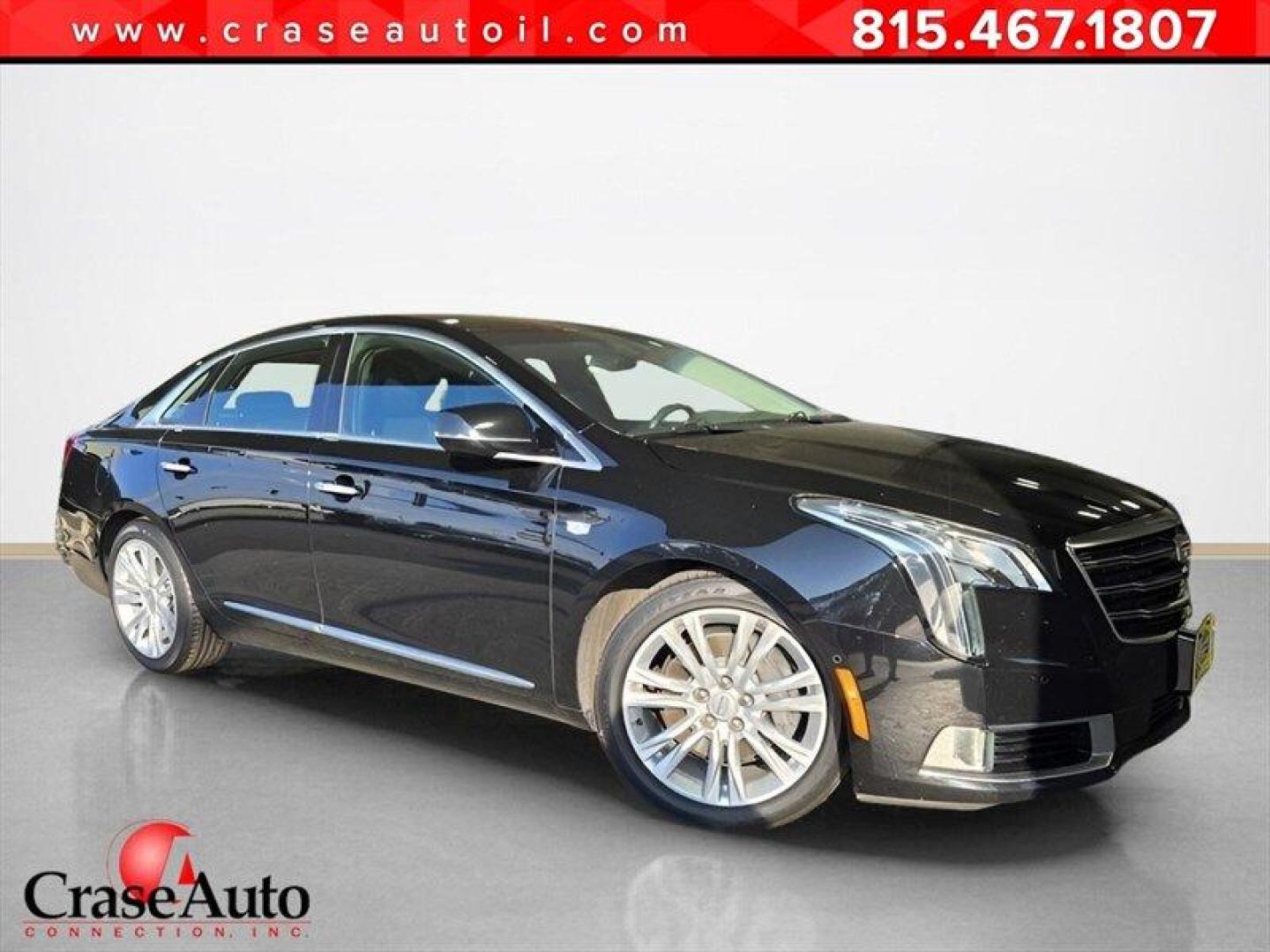 2019 Stellar Black Metallic Cadillac XTS Luxury (2G61M5S32K9) with an 3.6L V6 304hp 264ft. lbs. engine, Automatic transmission, located at 25355 Eames Street, Channahon, IL, 60410, (815) 467-1807, 41.429108, -88.228432 - The 2019 Cadillac XTS Luxury is a sophisticated sedan that combines luxury with performance. Powered by a 3.6L V6 engine producing 304hp and 264ft. lbs. of torque, this vehicle offers a smooth and powerful driving experience. Equipped with a range of factory default features, the Cadillac XTS Luxu - Photo#0