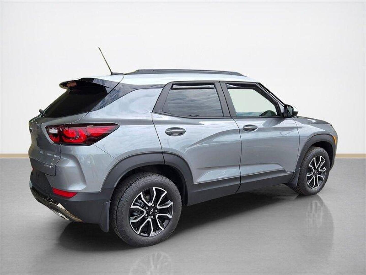 2025 Sterling Gray Metallic Chevrolet Trailblazer ACTIV (KL79MSSL5SB) with an ECOTEC 1.3L Turbo I3 155hp 174ft. lbs. engine, Automatic transmission, located at 25355 Eames Street, Channahon, IL, 60410, (815) 467-1807, 41.429108, -88.228432 - Introducing the 2025 Chevrolet Trailblazer ACTIV in a sleek Sterling Gray Metallic exterior paired with a stylish Jet Black interior adorned with Yellow Accents. This model comes equipped with a robust ECOTEC 1.3L Turbo I3 engine delivering 155hp and 174ft. lbs. of torque, offering a dynamic driving - Photo#2