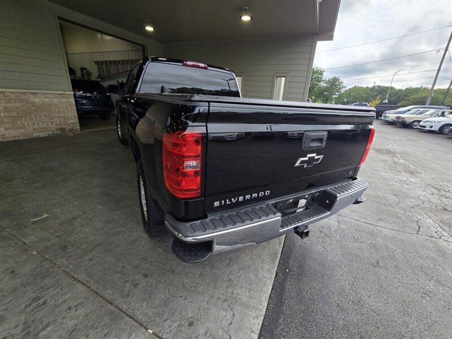 2014 Black Chevrolet Silverado 1500 LT LT2 (3GCUKREC4EG) with an EcoTec3 5.3L Flex Fuel V8 355hp 383ft. lbs. engine, Automatic transmission, located at 25355 Eames Street, Channahon, IL, 60410, (815) 467-1807, 41.429108, -88.228432 - This 2014 Chevrolet Silverado 1500 LT comes equipped with a powerful EcoTec3 5.3L Flex Fuel V8 engine, delivering 355 horsepower and 383 lb-ft of torque. The exterior is finished in a sleek Black color, complemented by a stylish Jet Black interior. This truck is in excellent overall condition, ready - Photo#6