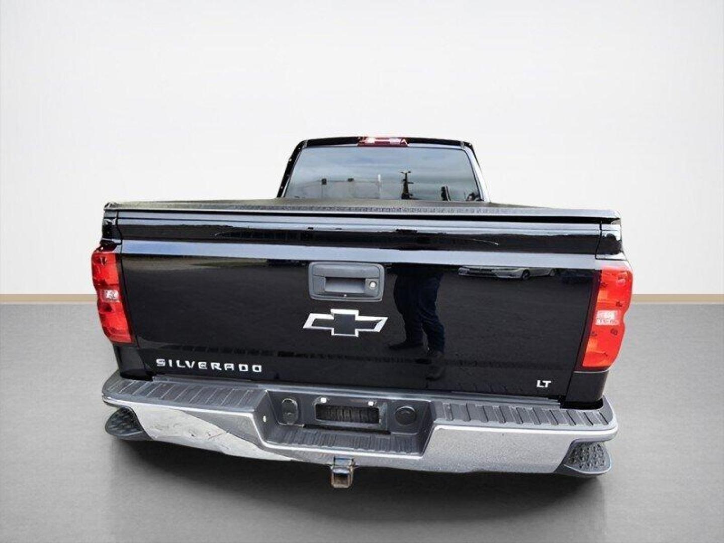 2014 Black Chevrolet Silverado 1500 LT LT2 (3GCUKREC4EG) with an EcoTec3 5.3L Flex Fuel V8 355hp 383ft. lbs. engine, Automatic transmission, located at 25355 Eames Street, Channahon, IL, 60410, (815) 467-1807, 41.429108, -88.228432 - This 2014 Chevrolet Silverado 1500 LT comes equipped with a powerful EcoTec3 5.3L Flex Fuel V8 engine, delivering 355 horsepower and 383 lb-ft of torque. The exterior is finished in a sleek Black color, complemented by a stylish Jet Black interior. This truck is in excellent overall condition, ready - Photo#4